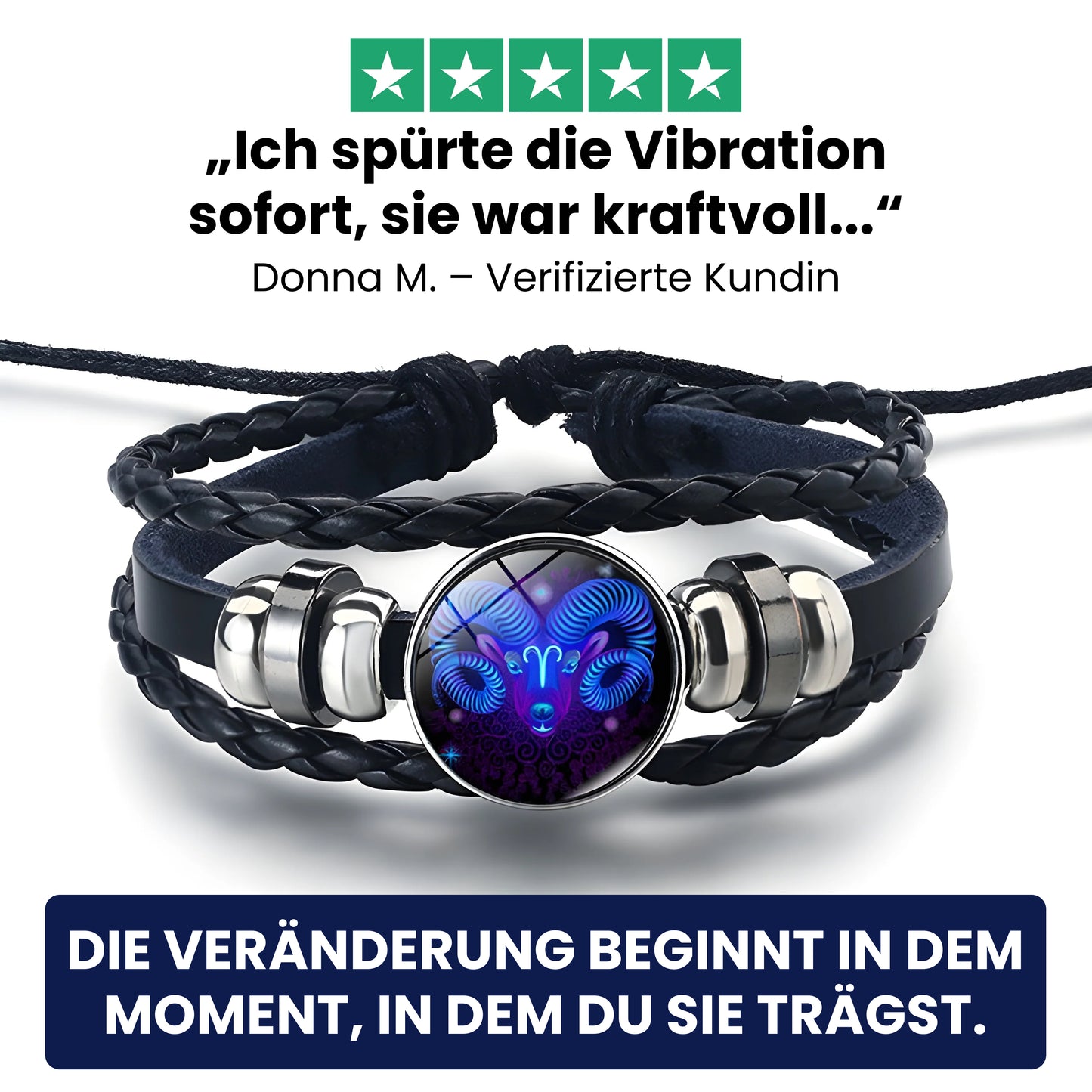 Widder Spirituelles Armband