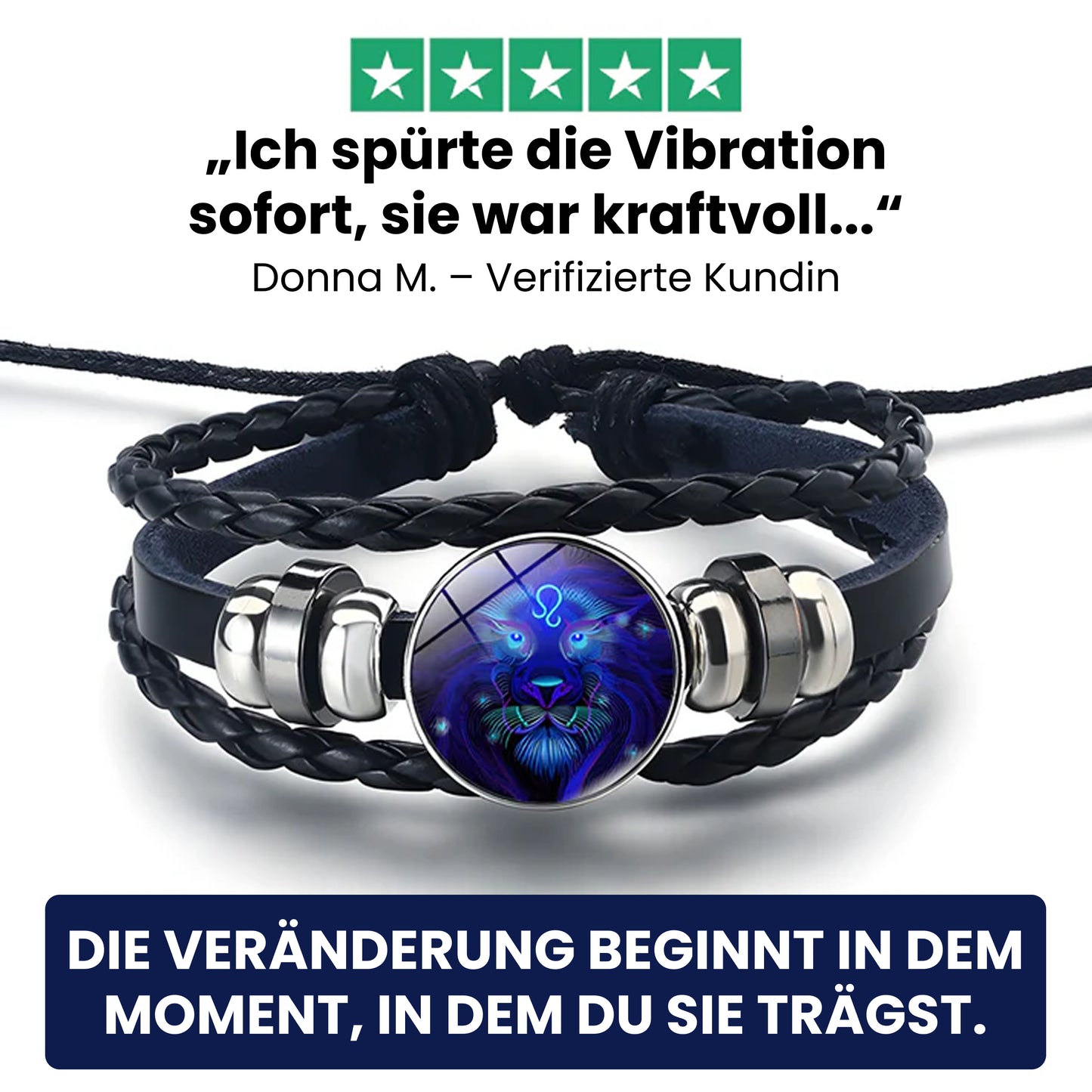 Löwe Spirituelles Armband