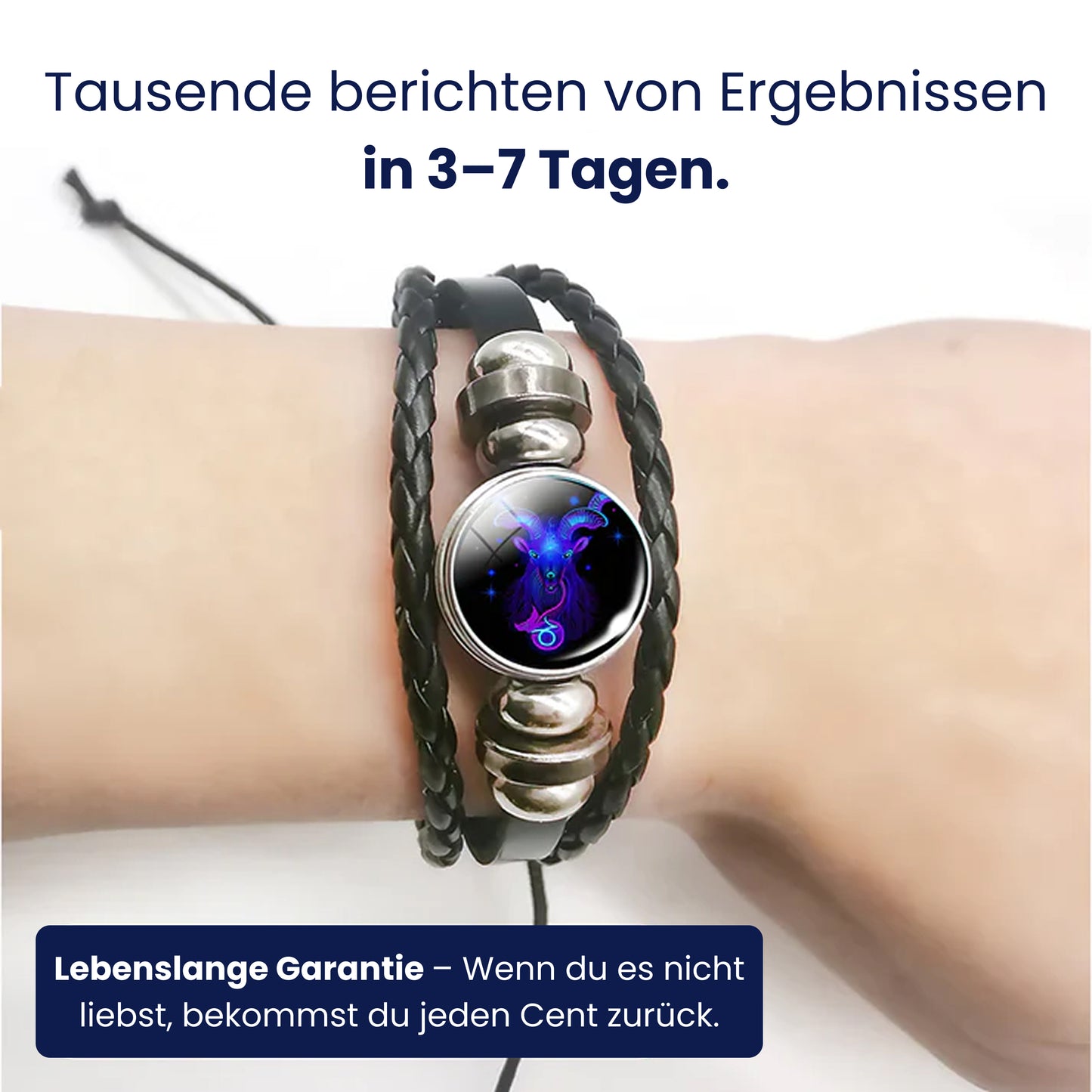 Steinbock Spirituelles Armband