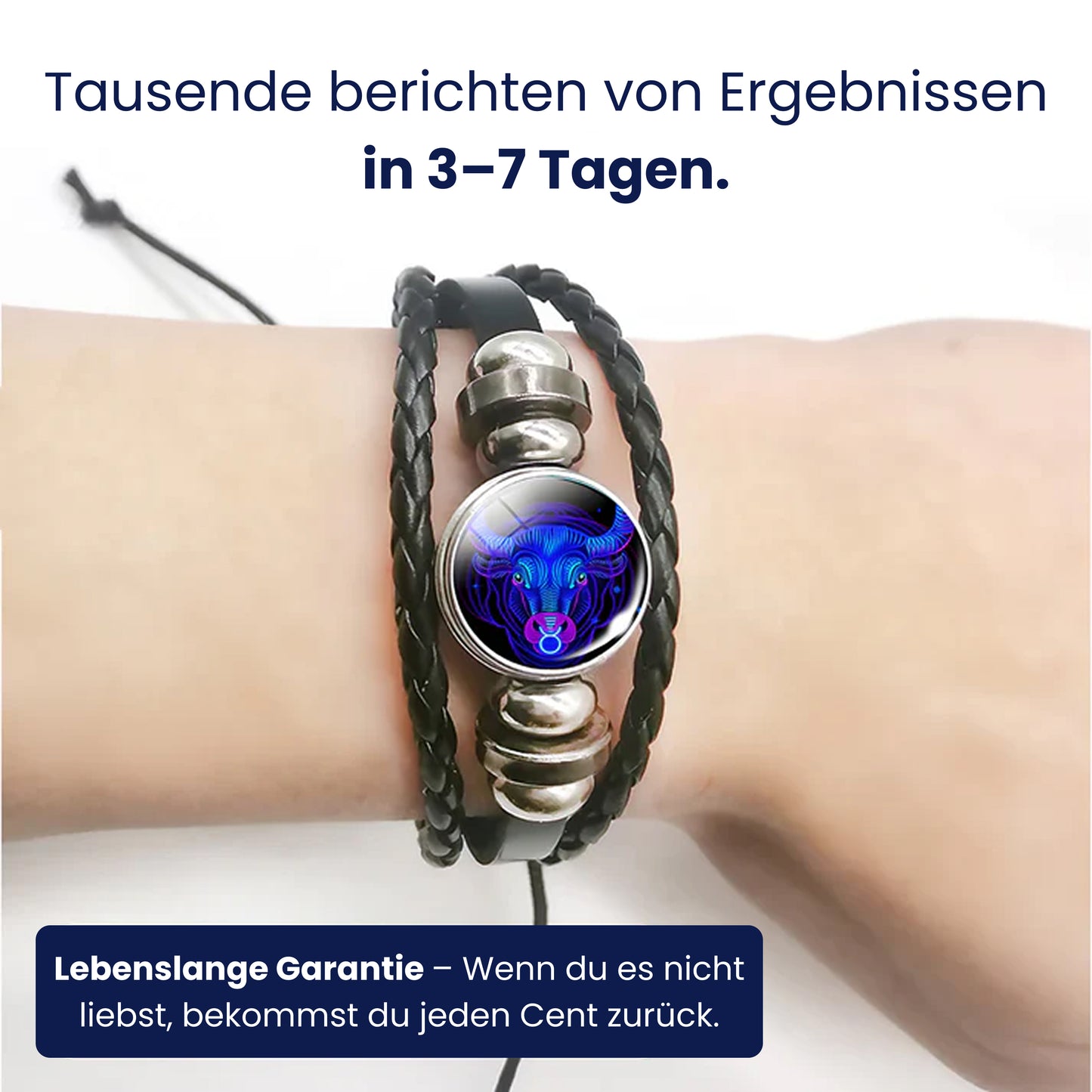 Stier Spirituelles Armband