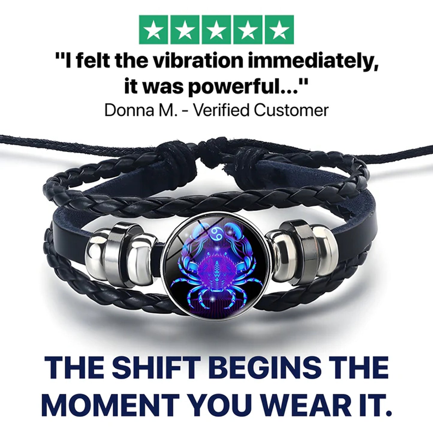 Cancer Spirit Bracelet